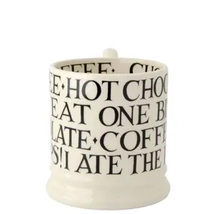 Emma Bridgewater Black Toast All Over Writing Mug